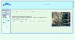 Desktop Screenshot of fischerei-plauen.de
